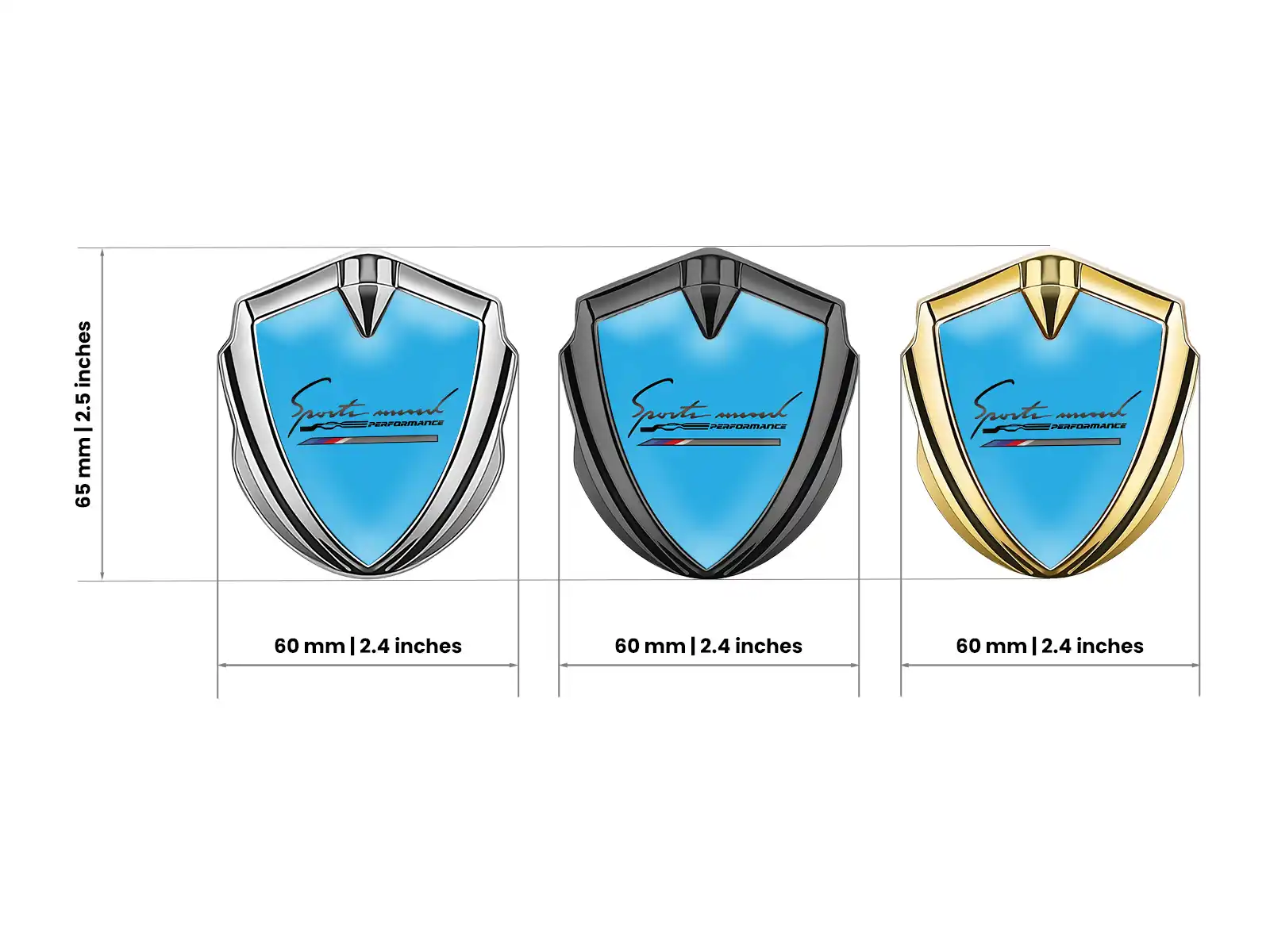 Car Brand Badges Design Focused Stylish Brand